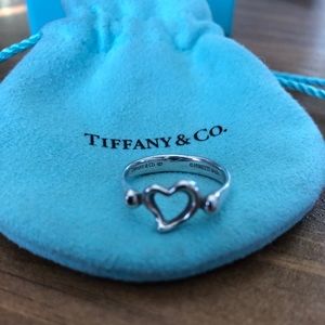 Tiffany and Co Elsa Peretti Open Heart Ring